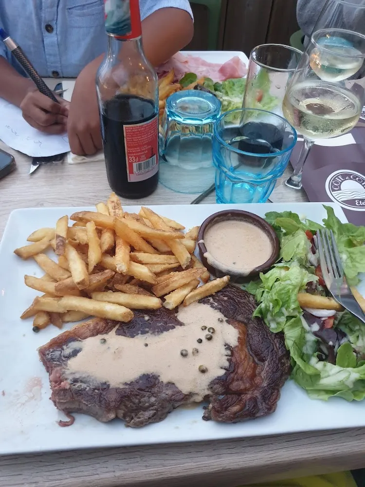 Rumsteck Sauce Au Poivres